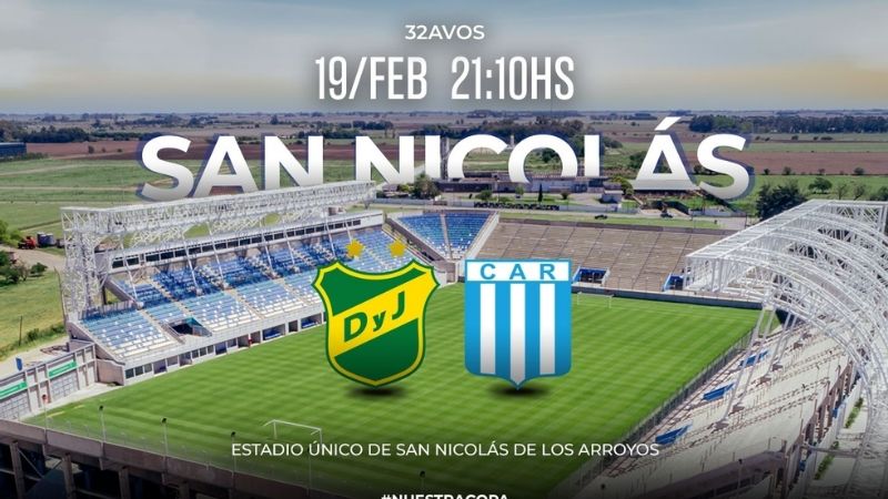 Defensa con Racing (Cba.), por la Copa Argentina