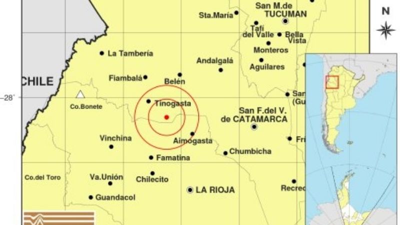 ¿Sentiste el temblor en Tinogasta?