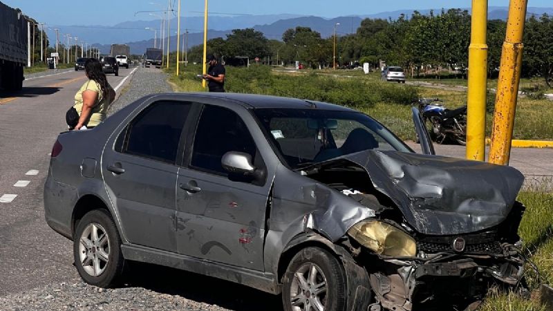 Cordobeses chocaron en la ruta nacional 38