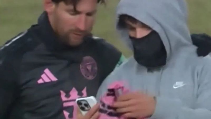 Golazo de Messi a 25° bajo cero