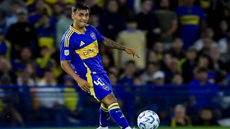 Delgado pasó del Sub 20 al plantel superior de Boca