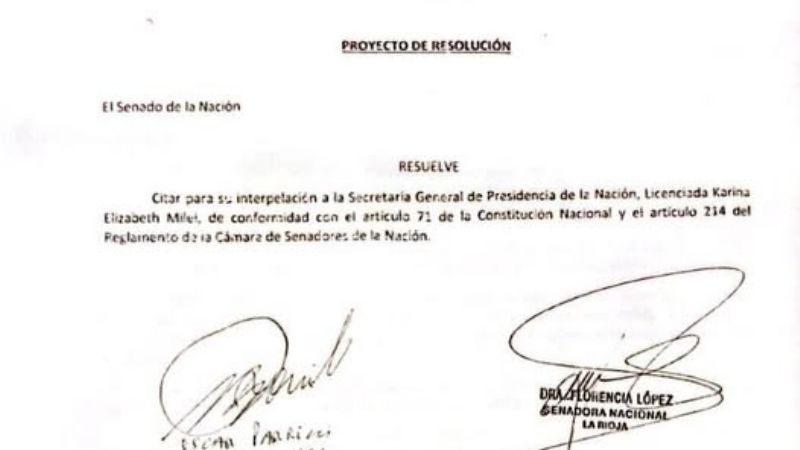 Corpacci, entre quienes piden la interpelación de Karina Milei