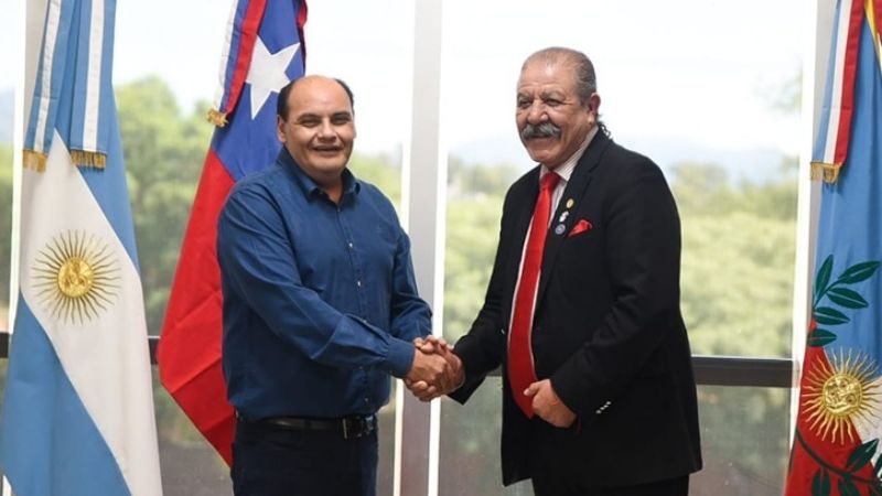 Saadi recibió la visita del alcalde de Copiapó