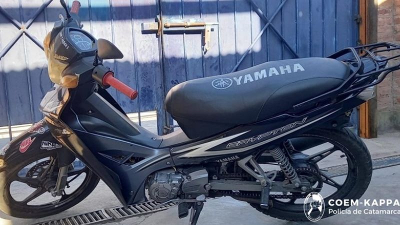 Le quitan la moto por manejar en forma peligrosa