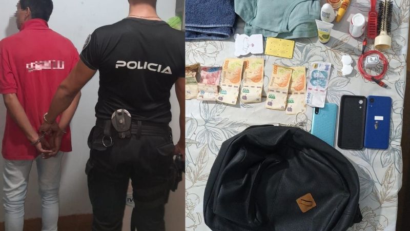 Arrebatador detenido en Fray Mamerto Esquiú