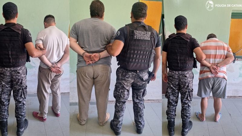 Los Cassini fueron trasladados al Servicio Penitenciario