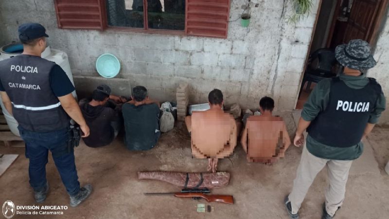 En una estancia de la Paz, secuestran droga, animales y un arma de fuego