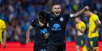 LA INFALIBLE LEY DEL EX: el gol de Nicolás Fernández para poner en ventaja a Belgrano ante Defensa. 