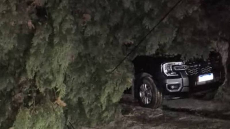 La tormenta provocó daños en Aconquija