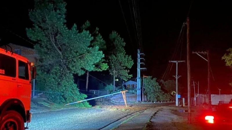 La tormenta provocó daños en Aconquija