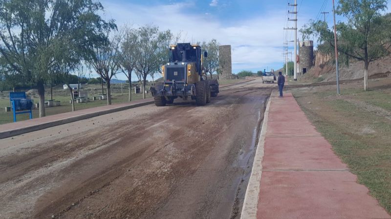 Arreglos viales en los departamentos afectados por la lluvia