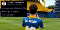 FRANCO COLAPINTO en un paseo por La Bombonera y suposteo sobre el gol errado por Edinson Cavani.