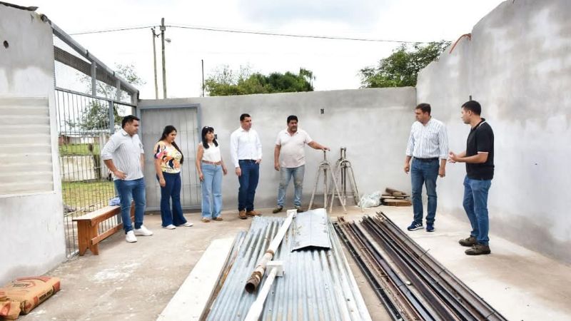 Los Altos avanza con la construcción del salón de usos múltiples en Barrio Obrero