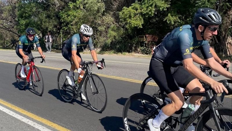 Dispositivo de seguridad en carrera de ciclismo