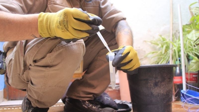 Refuerzan operativos contra el dengue con control focal en barrios de la Capital