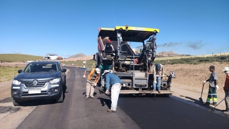 La pavimentación de Ruta 42 está en su etapa final
