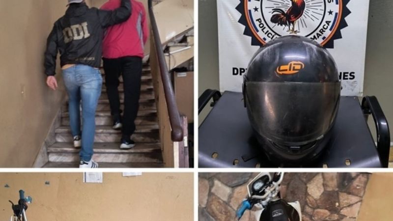 Detuvieron a un delincuente que protagonizó un violento arrebato en febrero