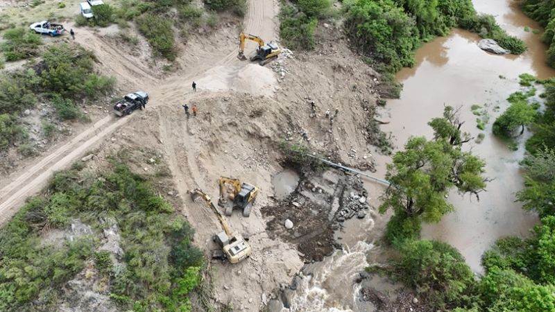 Barrios sin agua por reparación y mantenimiento de una cisterna