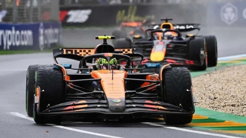 Norris ganó la primera de la F1 en Australia