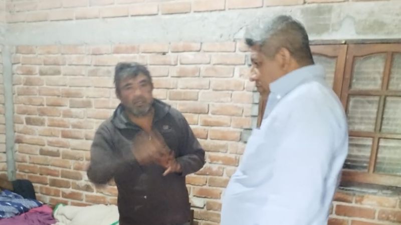 Inspección a cosecheros de nuez en Belén