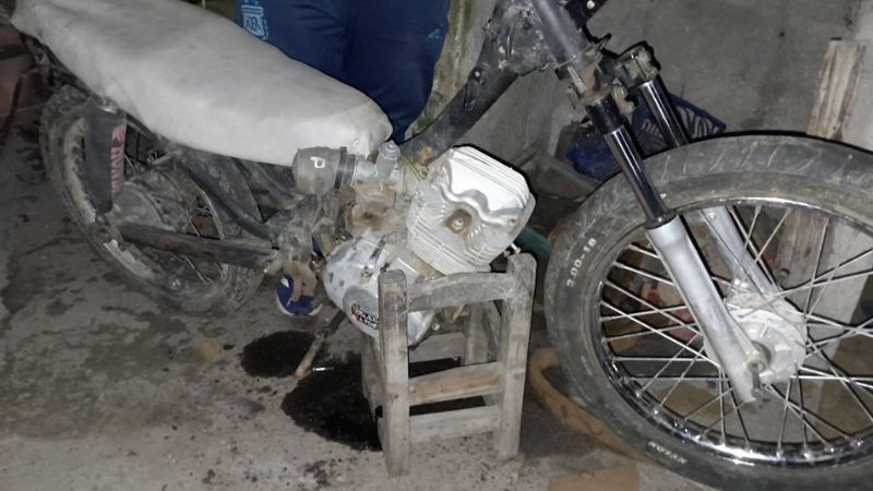 Secuestran motopartes vinculadas a un ilícito
