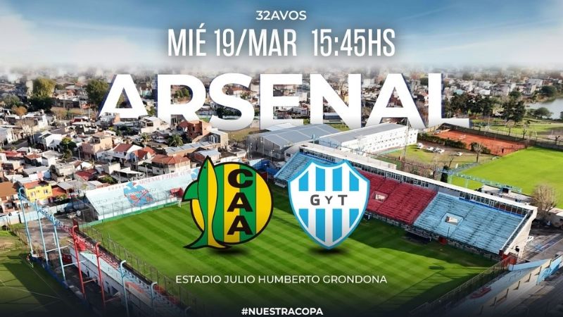 Aldosivi con Gimnasia y Tiro de Salta, en Sarandí