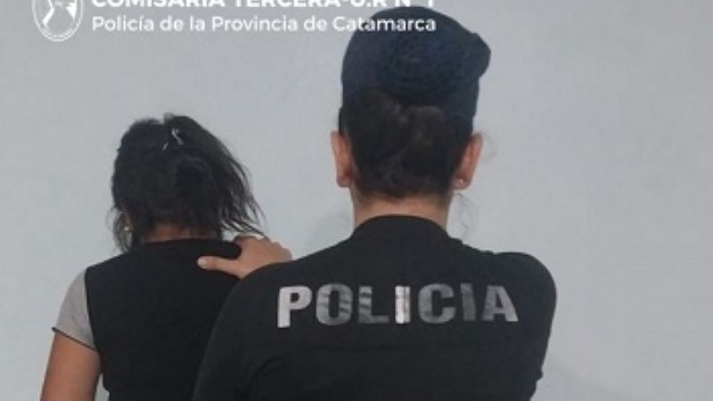 Una mujer sospechada de violencia intrafamiliar fue aprehendida