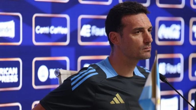 Scaloni lamentó las ausencias, pero tiene el 90% del equipo