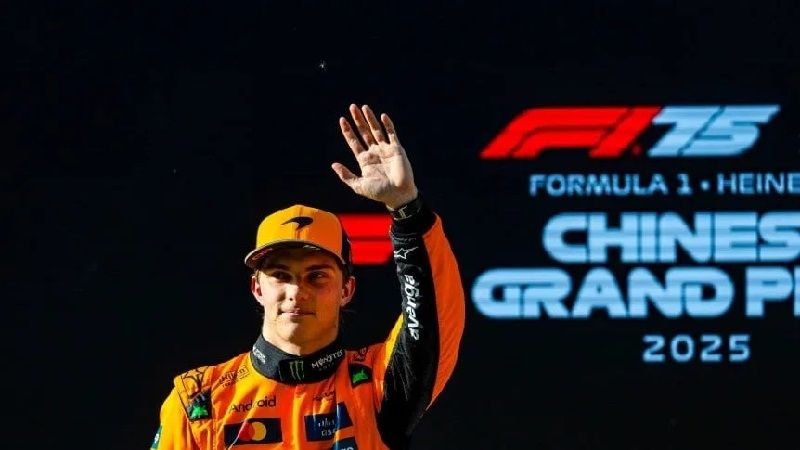 Piastri ganó la clasificación en China