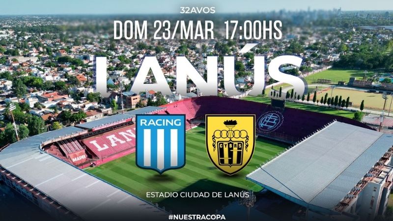 Racing con Santamarina, por Copa Argentina