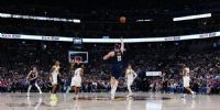 EL INCREÍBLE TRIPLE de Nikola Jokic para Denver Nuggets, frente a Utah Jazz, en la NBA.