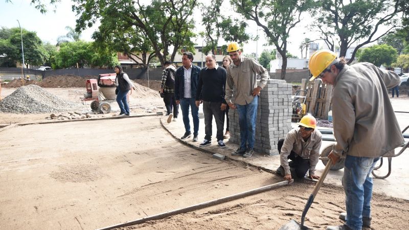Pronto el barrio Villa Parque Chacabuco tendrá su plaza totalmente renovada