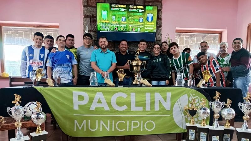 Presentaron las Finales de la "Copa Municipalidad de Paclín"