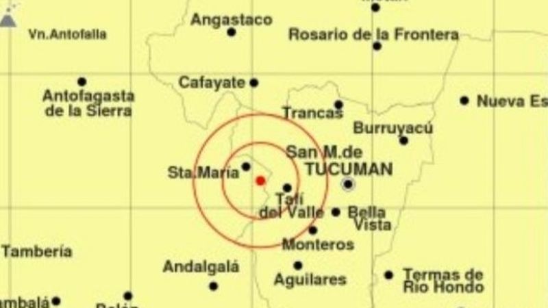 Temblor en Santa María