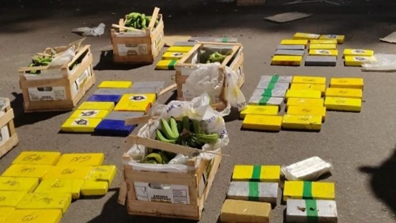 Secuestran un camión bananero con 100 kilos de cocaína en Santiago