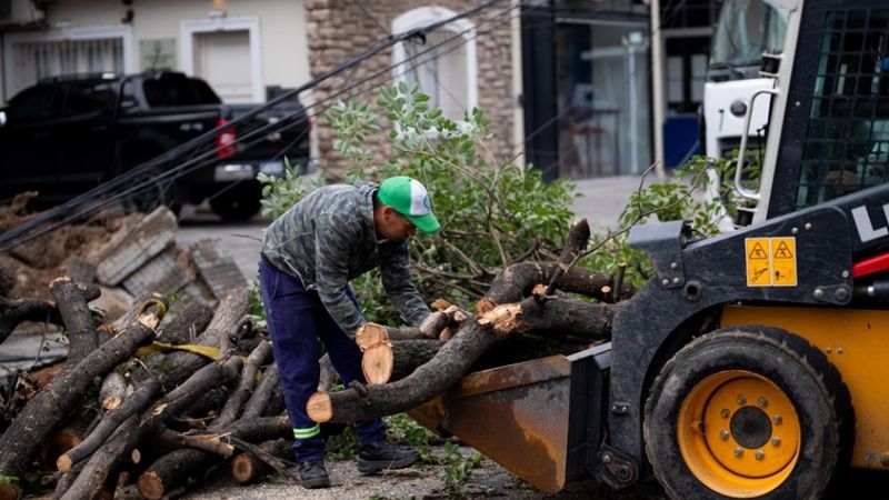 Amplio operativo municipal por el temporal