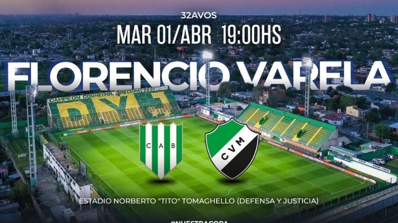 Banfield y Villa Mitre por la Copa Argentina