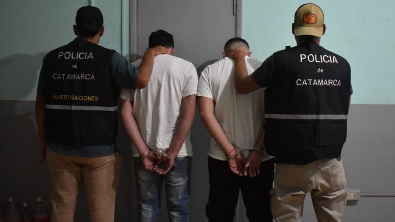 Atraparon a dos sujetos protagonistas de numerosos hechos delictivos