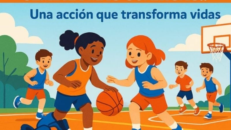 Maxibásquetbol solidario en campaña de zapatillas