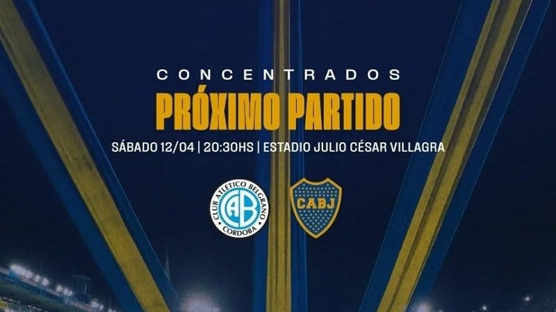 Boca ya está en Córdoba para enfrentar a Belgrano
