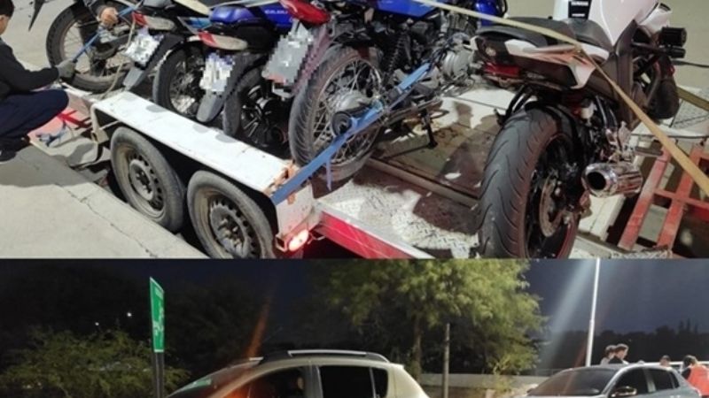 Importante cantidad de vehículos secuestrados en controles