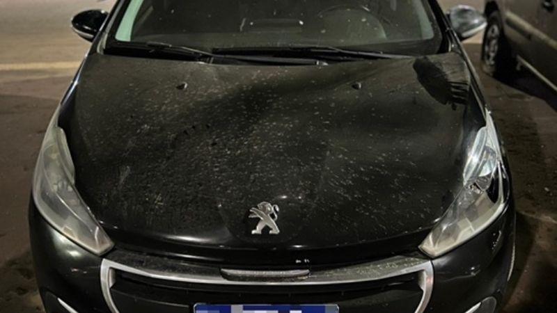 Embistió a una mujer que cruzaba la calle y escapó