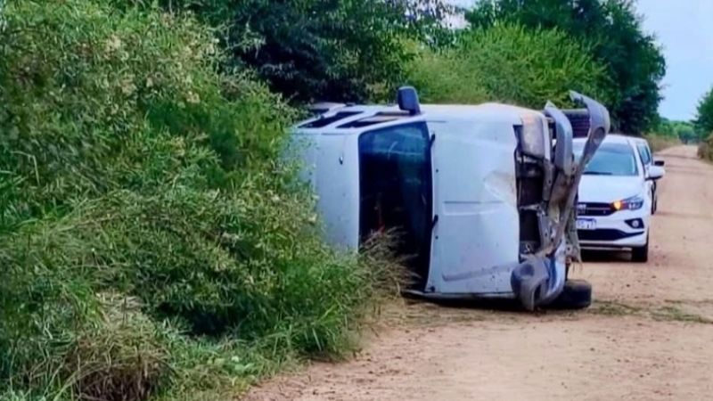 Volcó una camioneta en Las Tunas