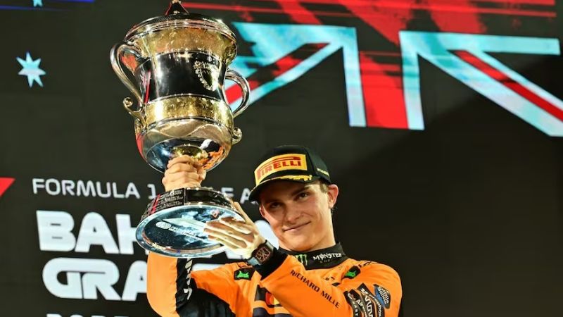 Piastri ganó el GP de Bahréin de la F1