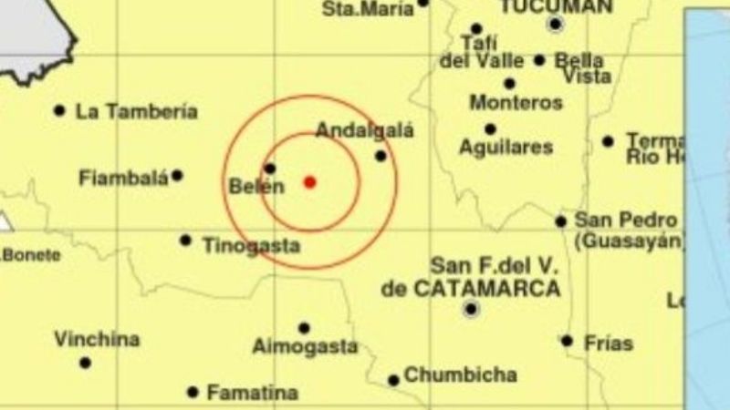Tembló el Oeste Catamarqueño: dos sismos sacudieron Belén y Andalgalá
