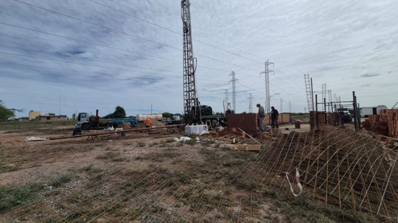 Avanza la perforación de un nuevo pozo de agua en Telaritos