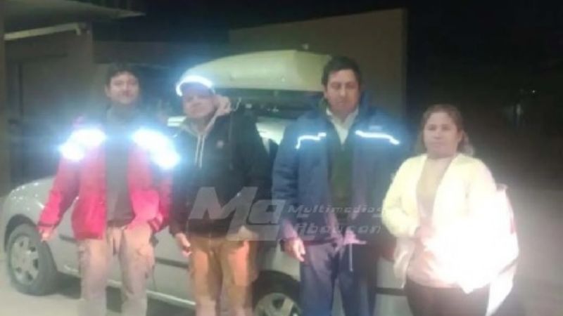 Dramático rescate de una familia en alta montaña