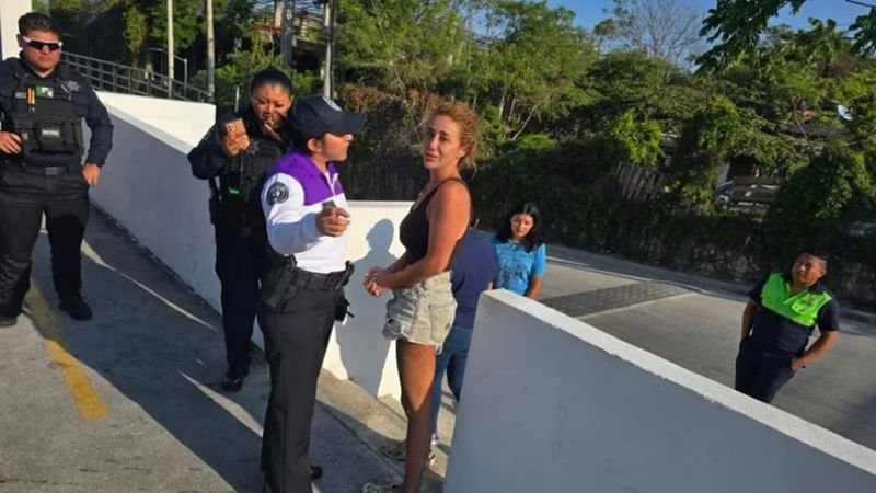Escondida en la selva y a salvo: encontraron con vida a la argentina desaparecida en Cancún