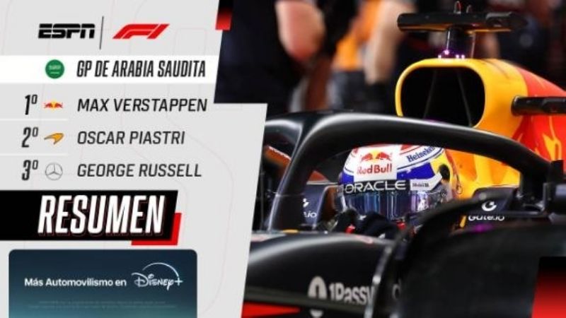 Verstappen larga primero en Arabia Saudita