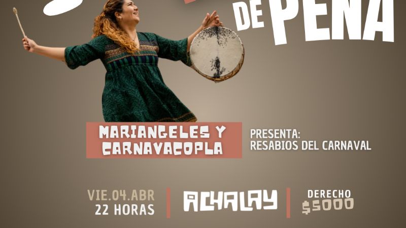 Este viernes se podrá vivir los “Resabios de Carnaval” con Mariángeles y la Comparsa de Mutquín